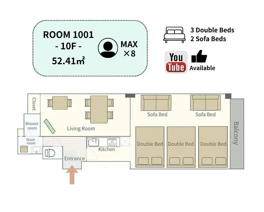 アネックス日本橋東1001 Apartment Osaka